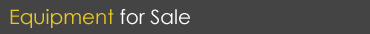 Equipment for Sale